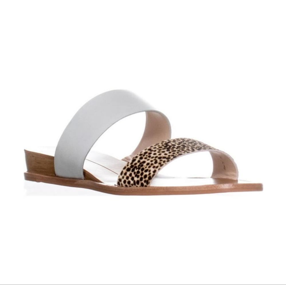 Dolce Vita Leather Cow Hair Payce Sandal in Mint Multi Revolve Shoes 8